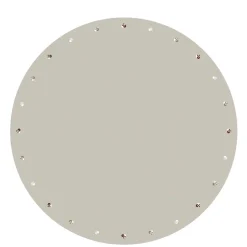 Christmas Hearts Embroidery Juletræstæppe