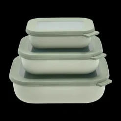 Cirqula lav Rekt. skålesæt m.låg 3 stk.