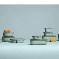 Cirqula lav Rekt. skålesæt m.låg 3 stk.