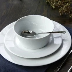 Eventail Tallerken flad med fane