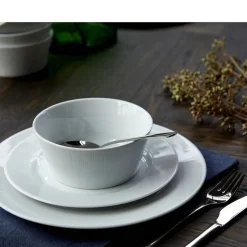 Eventail Tallerken flad med fane