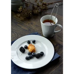 Eventail Tallerken flad med fane