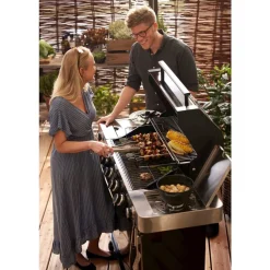 Grillspyd m. stativ 6 stk.