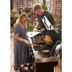 Grillspyd m. stativ 6 stk.