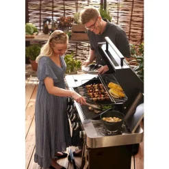 Grillspyd m. stativ 6 stk.