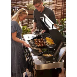 Grillspyd m. stativ 6 stk.