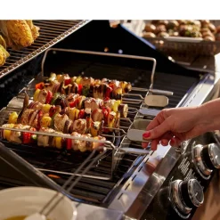 Grillspyd m. stativ 6 stk.