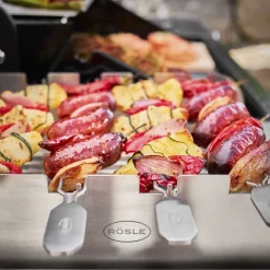 Grillspyd m. stativ 6 stk.