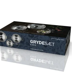 Grydesæt 6 dele