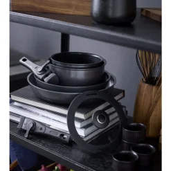 Grydesæt m aftageligt håndtag