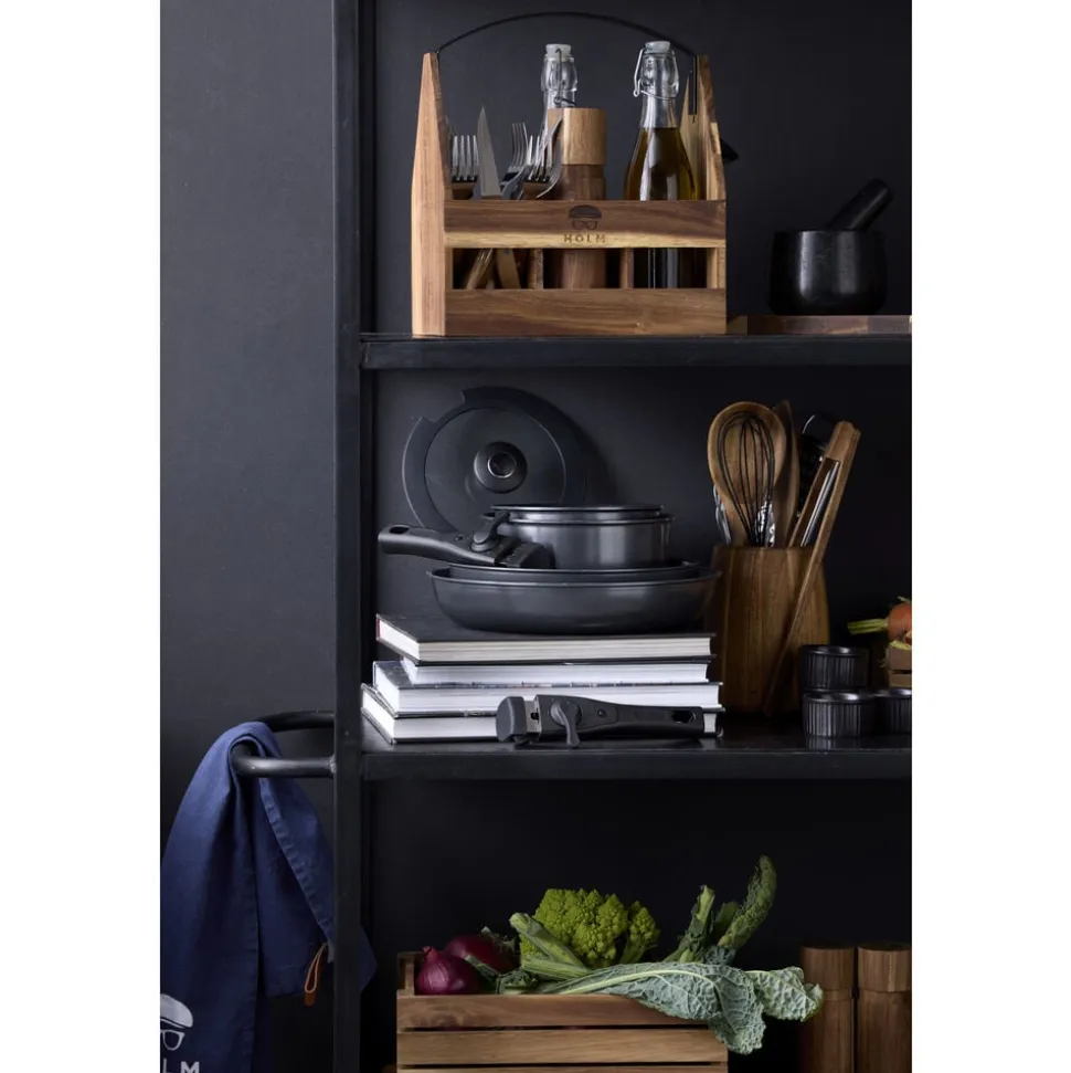 Grydesæt m aftageligt håndtag