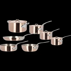 Grydesæt m/låg 10 dele