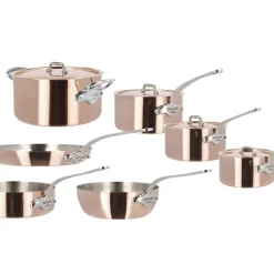 Grydesæt m/låg 10 dele