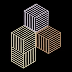 Hexagon Bordskåner 3 stk.