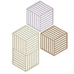 Hexagon Bordskåner 3 stk.