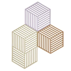 Hexagon Bordskåner 3 stk.