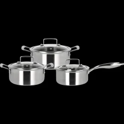 Hybrid 3ply Grydesæt m/låg 6 dele