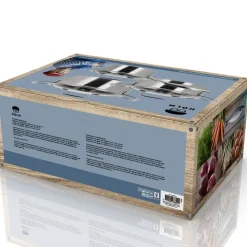 Hybrid 3ply Grydesæt m/låg 6 dele