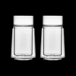 Large Dobbeltvægget glas 2 stk.