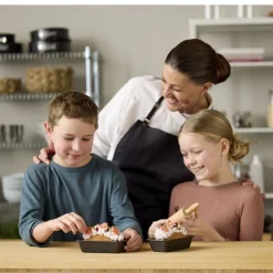 Mini-brødformsæt m. kagerulle 3 dele