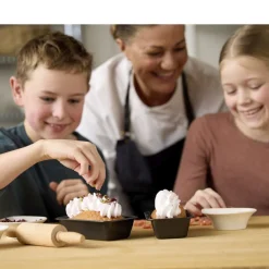 Mini-brødformsæt m. kagerulle 3 dele