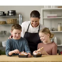 Mini-brødformsæt m. kagerulle 3 dele