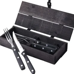 Old Farmer Black Steakbestik/grillbestik 4 dele