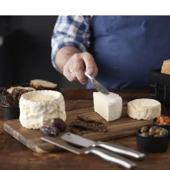 Ostebræt med 3 knive