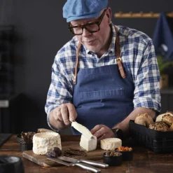 Ostebræt med 3 knive