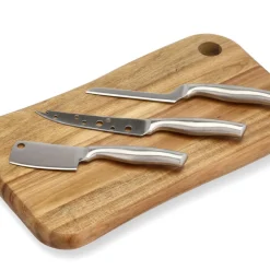 Ostebræt med 3 knive