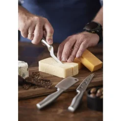 Ostebræt med 3 knive