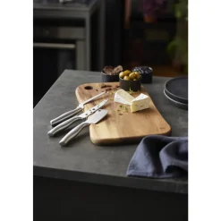 Ostebræt med 3 knive