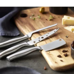 Ostebræt med 3 knive