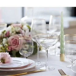 Palermo Gold Hvidvinsglas 4 stk.