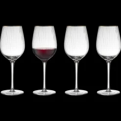 Palermo Gold Rødvinsglas 4 stk.