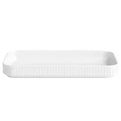 Plissé Fad rektangulært