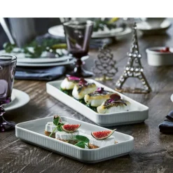 Plissé Fad rektangulært