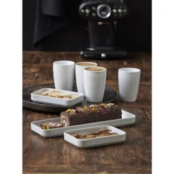 Plissé Fad rektangulært