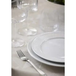 Plissé Tallerken flad