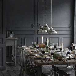 Plissé Tallerken flad