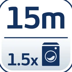Rollfix Triple 150 Longline Vægmonteret tørrestativ
