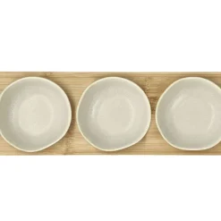 Shoku Bambusbakke med 3 skåle