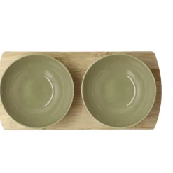 Shoku Bambusbakke med 2 skåle