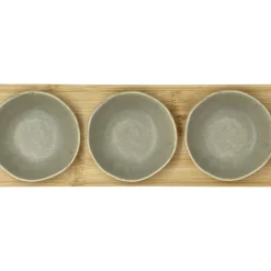 Shoku Bambusbakke med 3 skåle