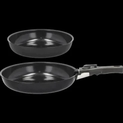 Stegepandesæt aftagel. håndtag