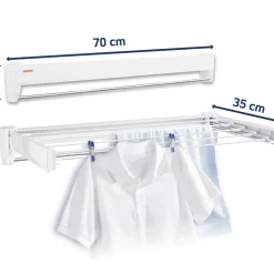 Telegant 36 Protect Plus Vægmonteret tørrestativ