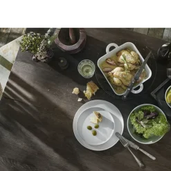 Toulouse Tallerken flad lige kant