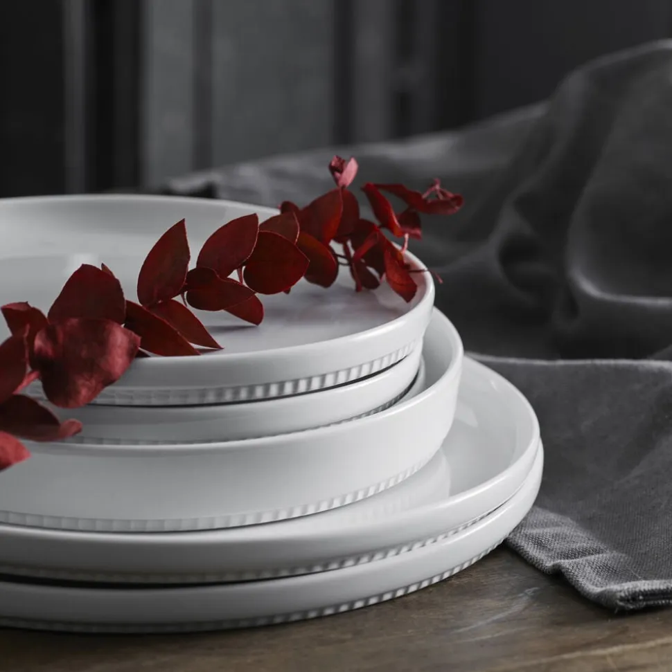 Toulouse Tallerken flad lige kant