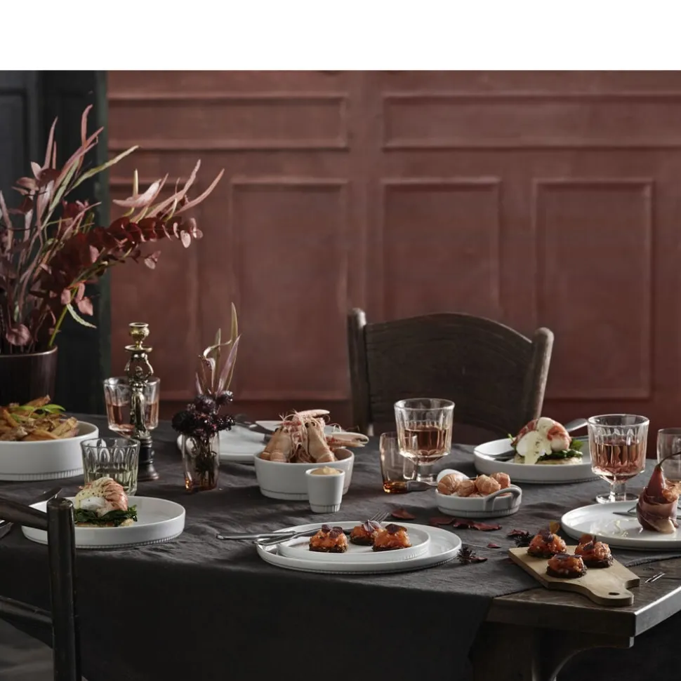 Toulouse Tallerken flad lige kant