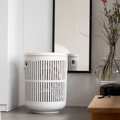 Ume Vasketøjskurv med låg